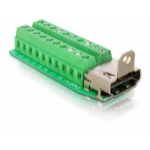 DeLOCK Adapter HDMI female > Terminal Block 20pin