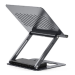 JLC Ergonomic Laptop Stand with USB-C Dual Display 13-in-1 Display Link Docking Station