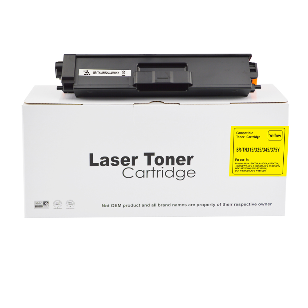 Image of CTS Wholesale Remanufactured Brother TN325Y Yellow Toner Ctg