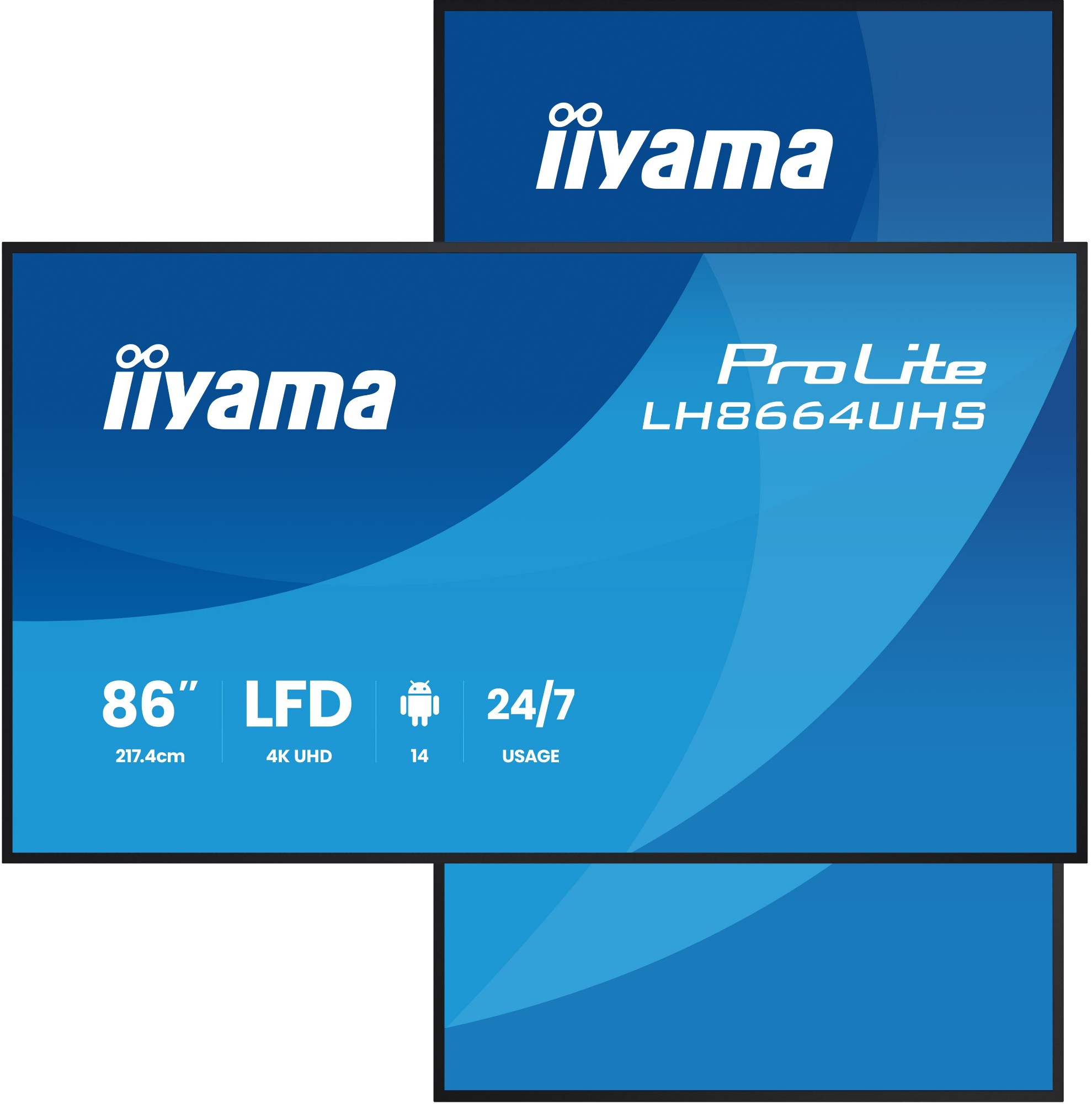 LH8664UHS-B3AG Signage Display Digital signage flat panel 2.17