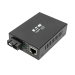 Tripp Lite N785-INT-PSCMM2 Gigabit Multimode Fiber to Ethernet Media Converter, POE+, International Power Cables, 10/100/1000 SC, 1310 nm, 2 km (1.2 mi.)