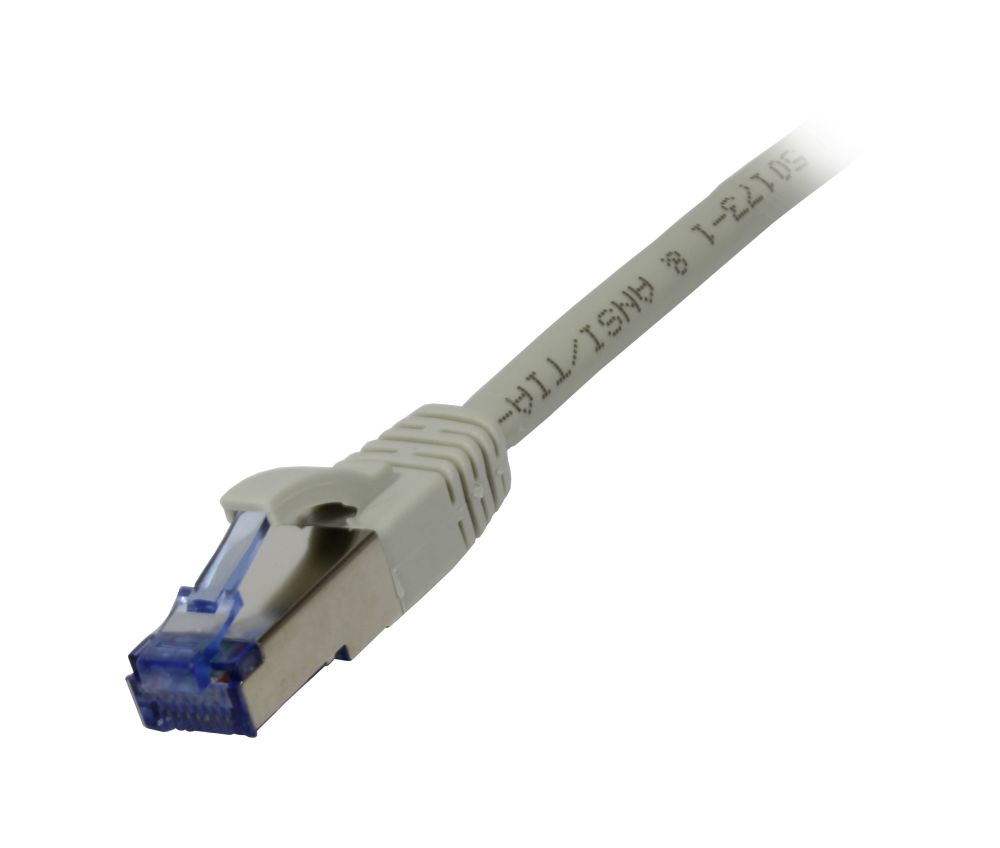 EU Product - Patchkabel RJ45 Cat6a 500Mhz grau S-STP S/FTP Komponent getestet GHMT - Cable - Network thumbnail