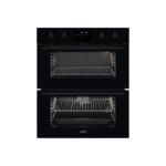 AEG 6000 Series Built Under Electric Double Oven - Black