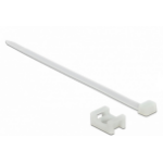 DeLOCK 18885 cable tie Screw mount cable tie Nylon White 10 pc(s)