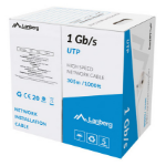 Lanberg LCU6-10CC-0305-S networking cable Grey 305 m U/UTP (UTP)