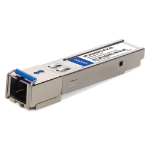 AddOn Networks MSA and TAA 10GBase-BX SFP+ Transceiver (SMF, 1330nmTx/1270nmRx, 20km, SC, DOM)