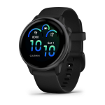 Garmin vívoactive 6 3.05 cm (1.2") AMOLED 42 mm Digital 390 x 390 pixels Touchscreen Black Wi-Fi GPS (satellite)