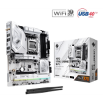 Asrock X870 STEEL LEGEND WIFI, AMD X870, AM5, ATX, 4 DDR5, HDMI, 2 USB4, Wi-Fi 7, 2.5G LAN, RGB, 3x M.2