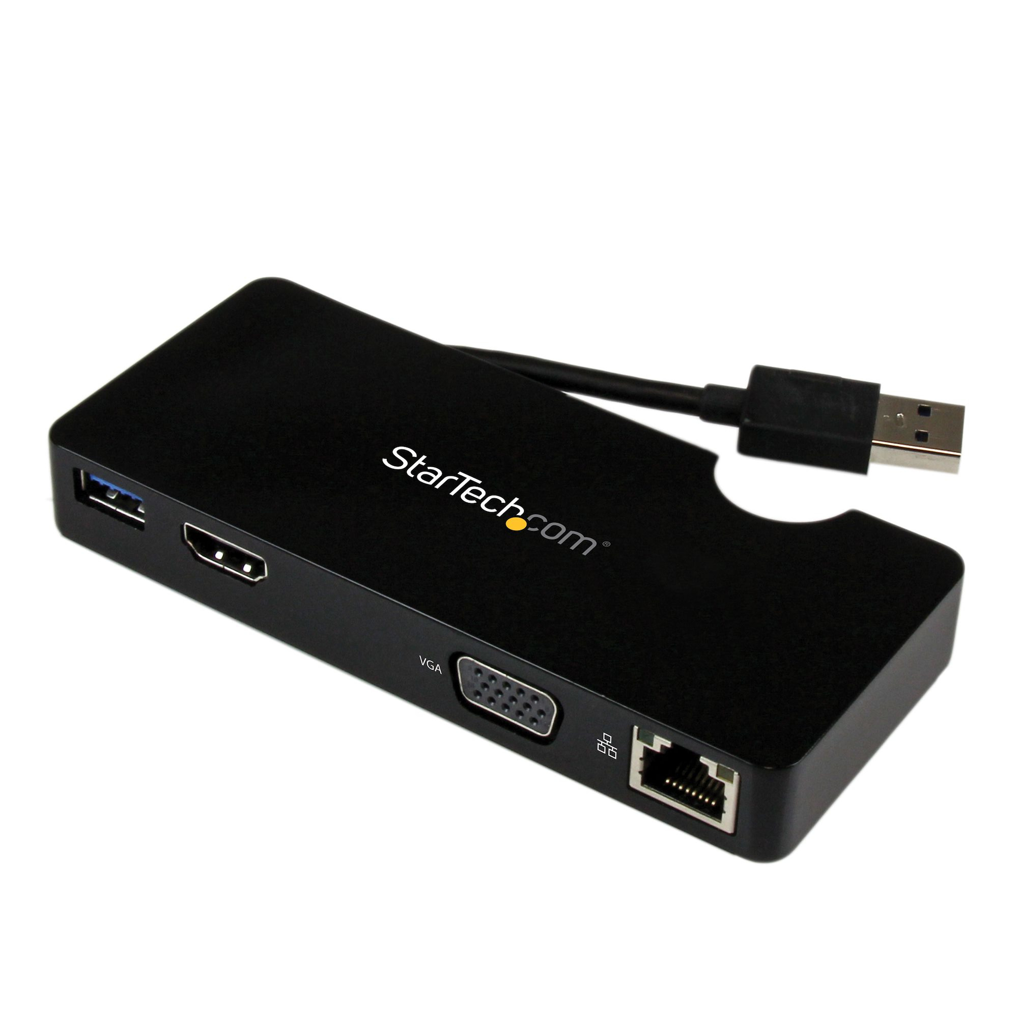 Image of StarTech.com Travel Docking Station for Laptops - HDMI or VGA -...