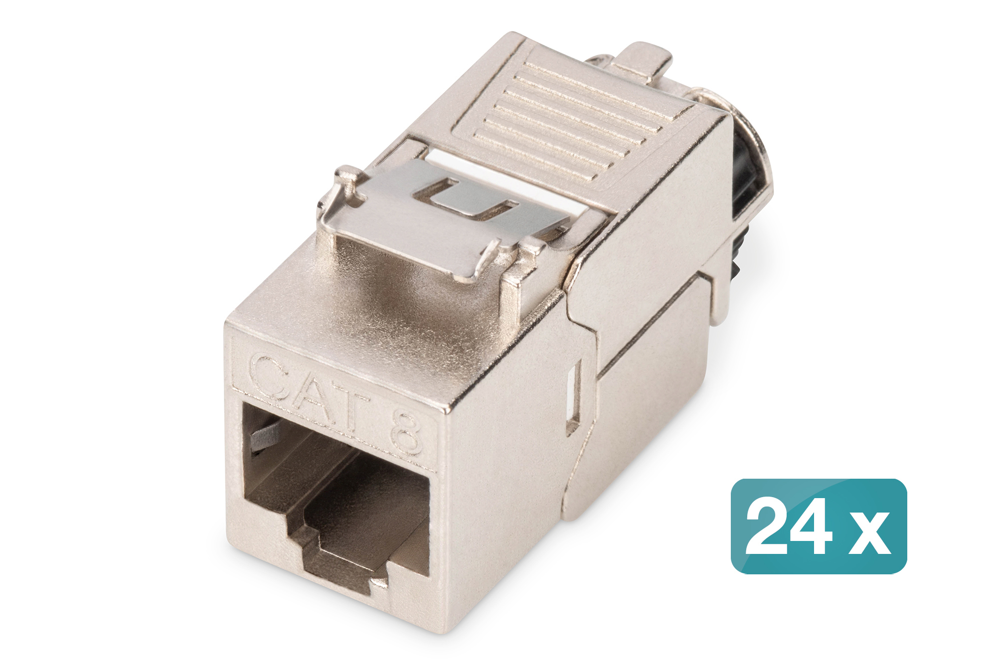 Digitus CAT 8.1 Keystone module. shielded. tool-free mounting connecti