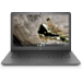 HP Chromebook 14A G5 A4-9120C 35.6 cm (14") Touchscreen Full HD AMD A4 4 GB DDR4-SDRAM 32 GB eMMC Wi-Fi 5 (802.11ac) ChromeOS Grey
