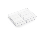Durable 338419 desk drawer organizer Acrylic Transparent