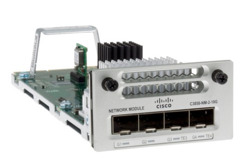 Cisco C3850-NM-2-10G= network switch module 10 Gigabit Ethernet, Fast Ethernet, Gigabit Ethernet