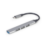 Gembird UHB-CM-U3P1U2P3-02 laptop dock/port replicator Wired USB 3.2 Gen 1 (3.1 Gen 1) Type-C Silver