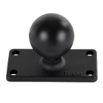 RAM Mounts Ball Base with 1" x 2.5" 4-Hole Pattern