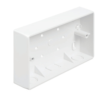 Image of Titan SB2SCWH wall plate/switch cover White