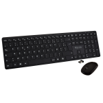 V7 CKW550FRBT keyboard Mouse included USB + Bluetooth AZERTY French Black