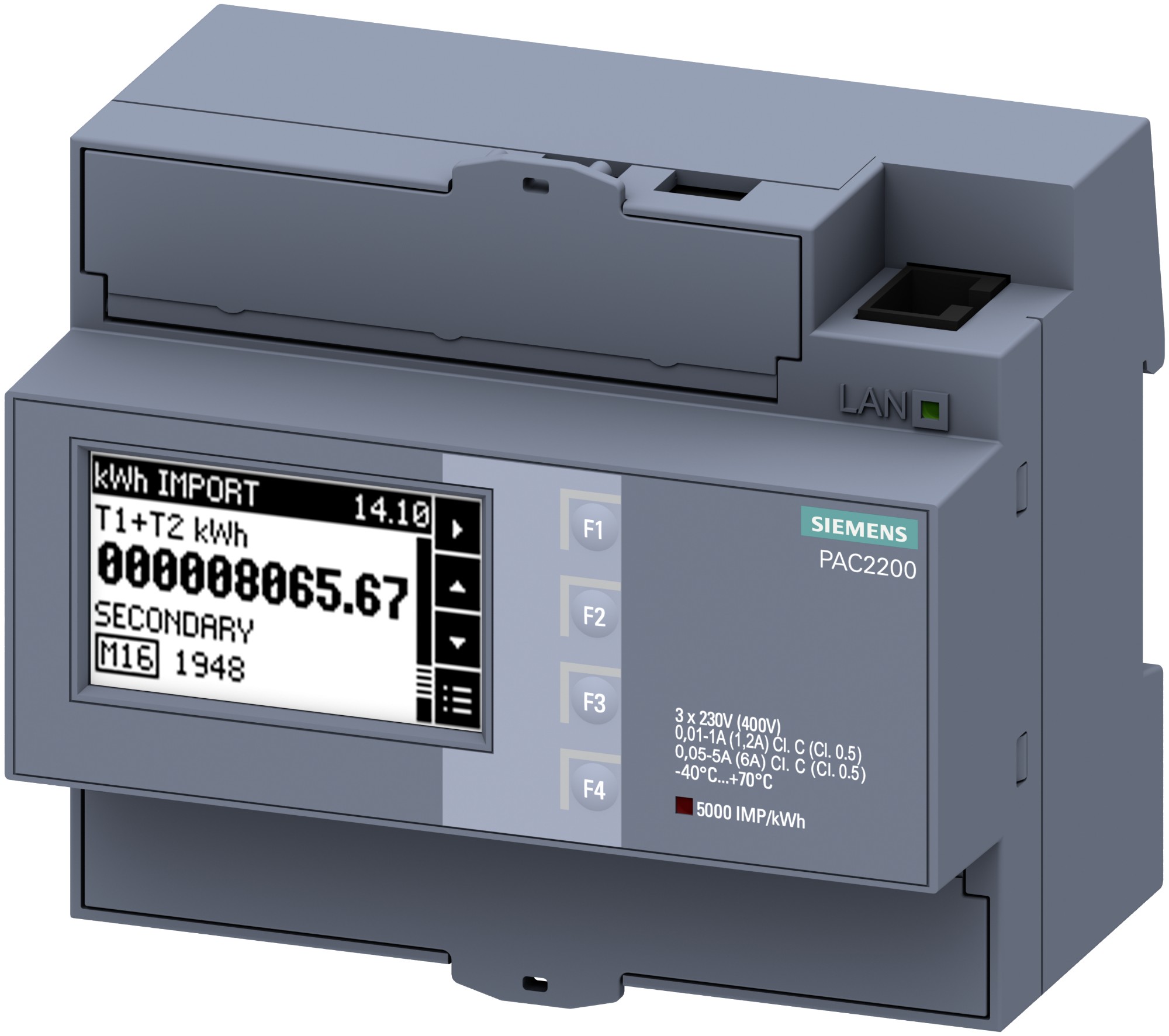 Siemens PMD SENTRON PAC2200 DIN rail