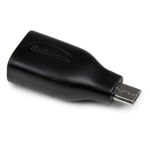 StarTech.com UUSBOTGADAP cable gender changer USB Micro-B USB A Black