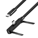 LogiLink USB 2.0 Type-C cable, C/M to C/M, 480 Mbps, 240W, flat, pedestal, black, 1.5 m