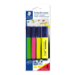 Staedtler Textsurfer classic 364 marker 4 pc(s) Chisel tip Green, Pink, White