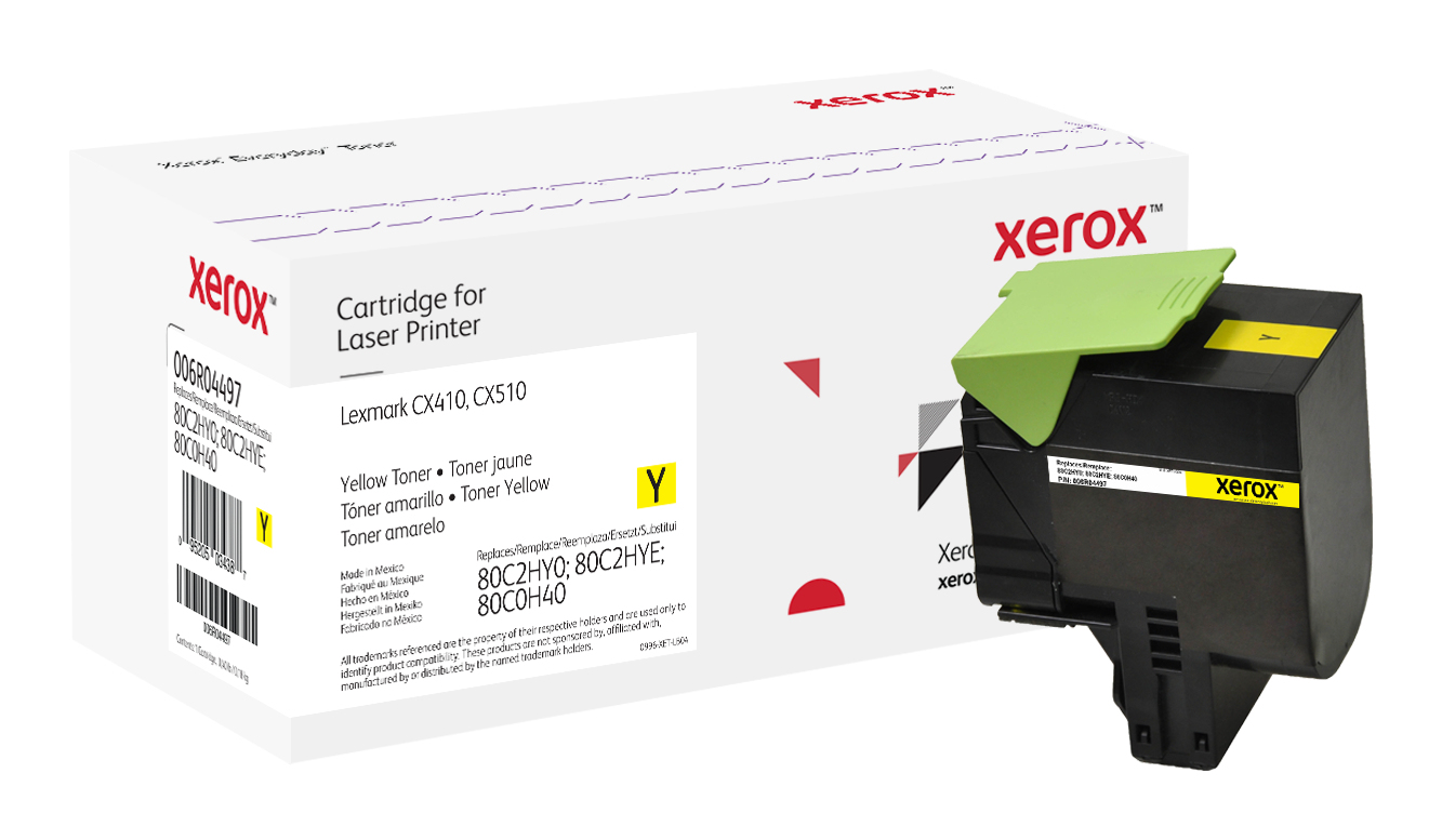 Xerox 006R04497 Toner-kit yellow, 3K pages (replaces Lexmark 802HY) for Lexmark CX 410/510