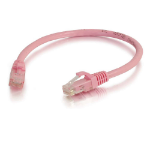 C2G 6" Cat6 networking cable Pink 5.91" (0.15 m) U/UTP (UTP)