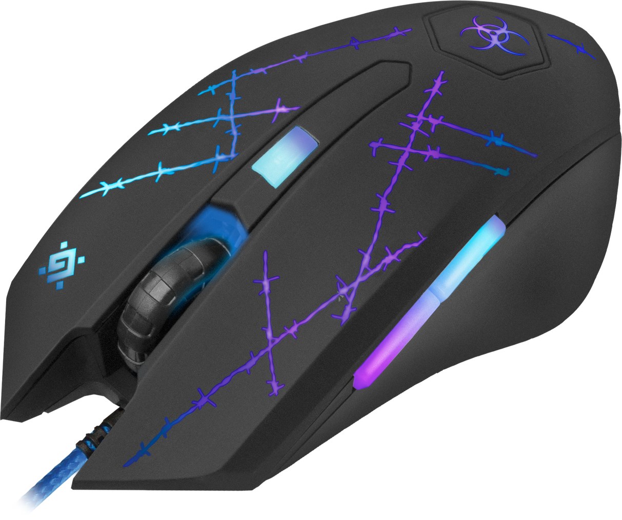 DFN Defender Forced GM-020L mouse Gaming Ambidextrous USB Type-A Optical 3200 DPI