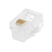 Monoprice 7268 wire connector RJ-11 Transparent