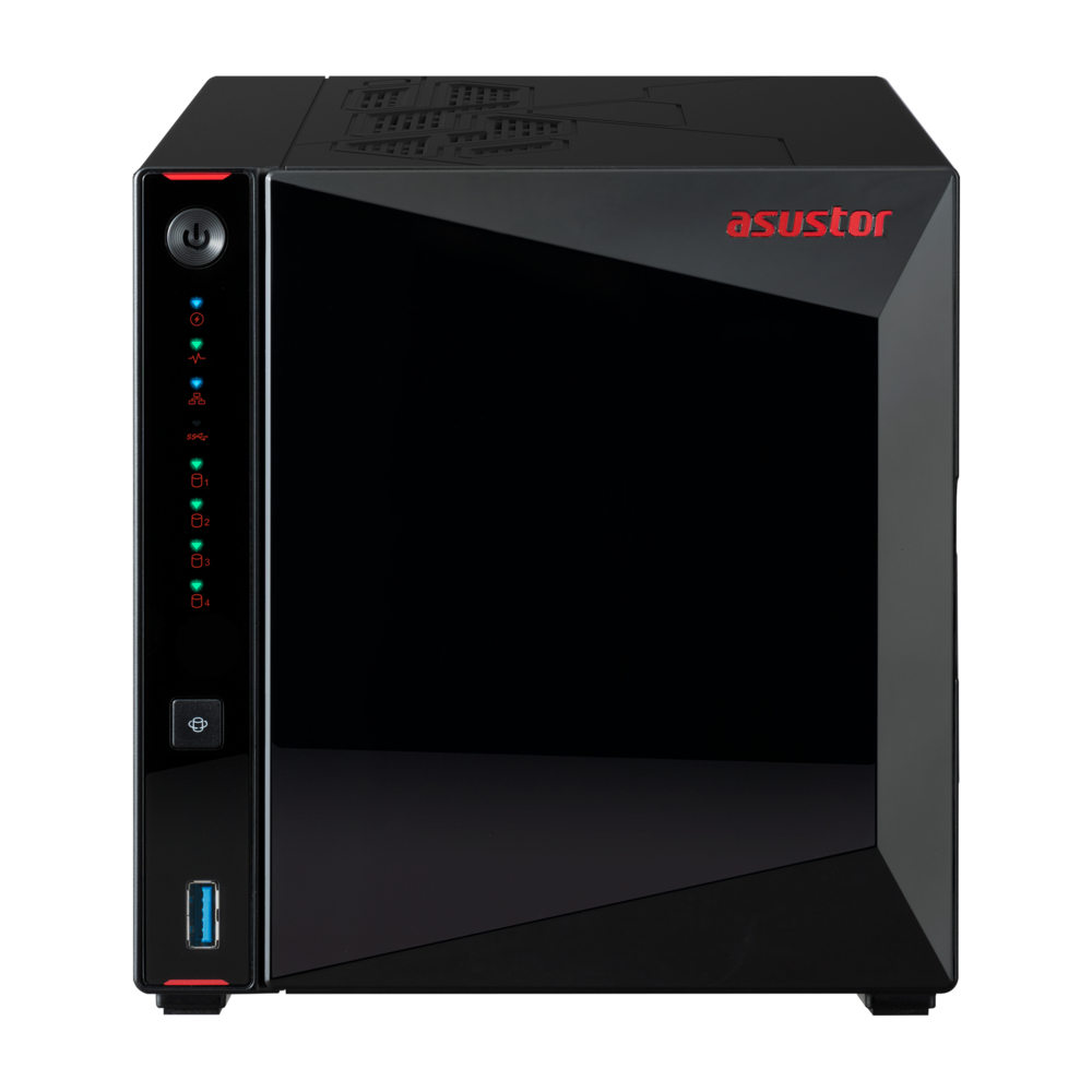 AS5404T ASUSTOR Nimbustor 4 Gen2 AS5404T 4 Bay NAS. Quad-Core 2.0GHz