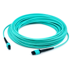 AddOn Networks ADD-MPOMPO-7M5OM4S InfiniBand/fibre optic cable 275.6" (7 m) MPO OFNR OM4 Aqua color