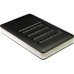 Inter-Tech GD-25LK01 HDD-behuizing Aluminium, Zwart 2.5"