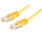 ROLINE UTP Patch Cord Cat.5e, yellow 1m