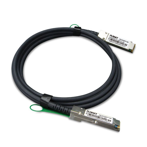 PLANET CB-DAQSFP-2M InfiniBand cable QSFP+ Black, Grey