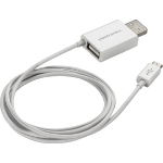 POLY Micro USB2.0 - 2x USB2.0 USB cable Micro-USB A 2 x USB White