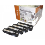 Peach PT456 tonercartridge 4 stuk(s) Zwart, Blauw, Magenta, Geel