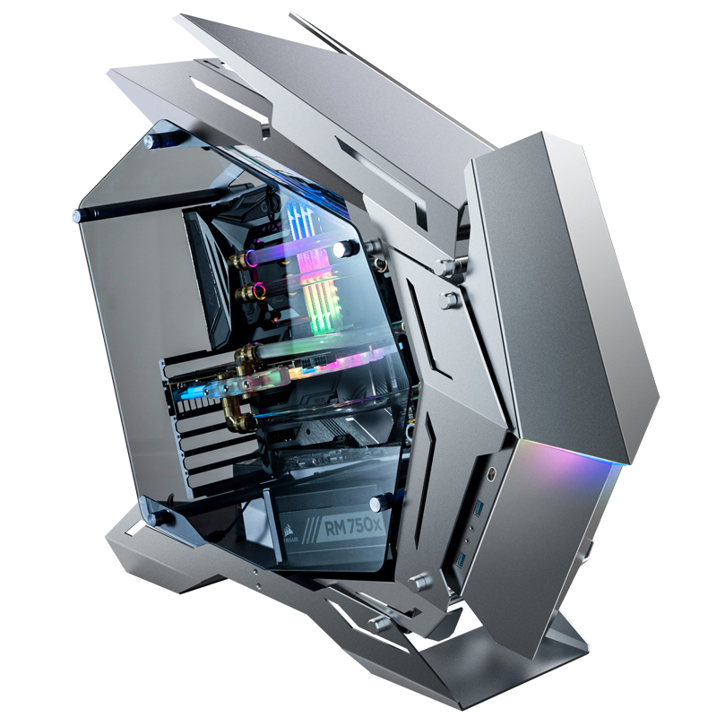 Jonsbo MOD3 - PC - Aluminium - Glass - Grey - ATX EATX ITX - 17 cm - 40 cm