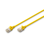 Digitus CAT 6A class Ea, F/FTP, twisted pair patch cable, Cu, LSZH, AWG 32/7, length: 2 m, yellow