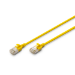Digitus CAT 6A F-FTP Slim patch cord, 1m, yellow