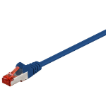 Goobay 95472 networking cable Blue 1 m Cat6 S/FTP (S-STP)