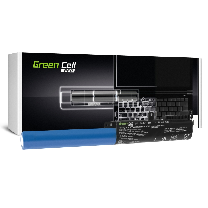 AS94PRO GREEN CELL PRO A31N1601 Battery for Asus R541N, Vivobook Max F541N