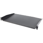 Intellinet 19" Cantilever Shelf, 1U, Shelf Depth 300mm, Non-Vented, Max 25kg, Black, Three Year Warranty