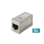 Digitus CAT 6, modular couplers, shielded - 5 pieces