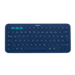 Logitech K380 keyboard Bluetooth QWERTZ Swiss Blue