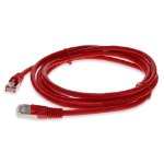 AddOn Networks ADD-2FCAT6S-RD-TAA networking cable Red 24" (0.61 m) Cat6