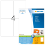 HERMA Labels Premium A4 105x148 mm white paper matt 800 pcs.