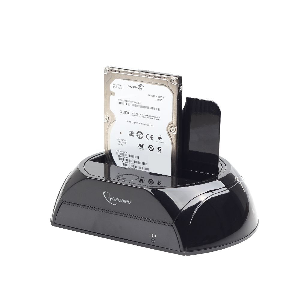 Image of Gembird HD32-U3S-2 storage drive docking station Black