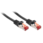 Lindy Cat.6 S/FTP 1.5m networking cable Black Cat6 S/FTP (S-STP)