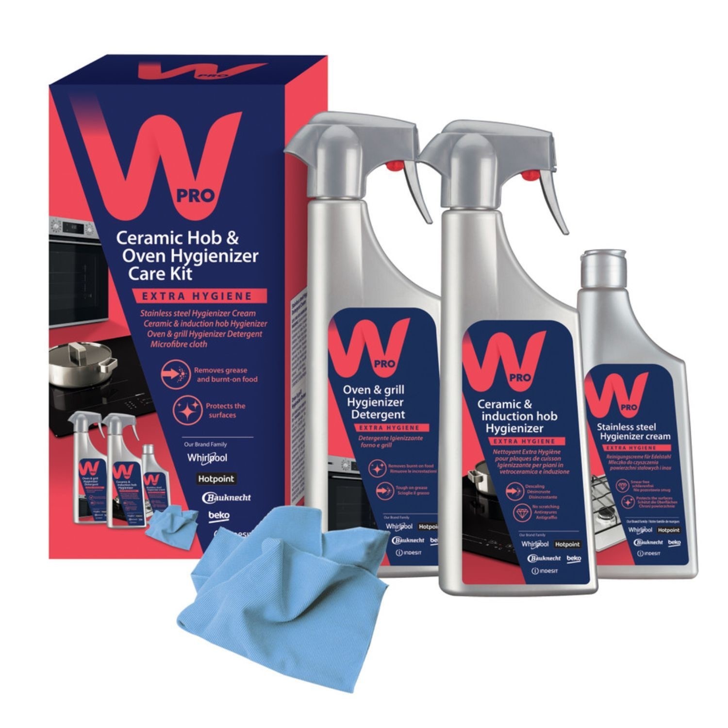 Whirlpool Wpro Universal Ceramic Hob & Oven Care Kit