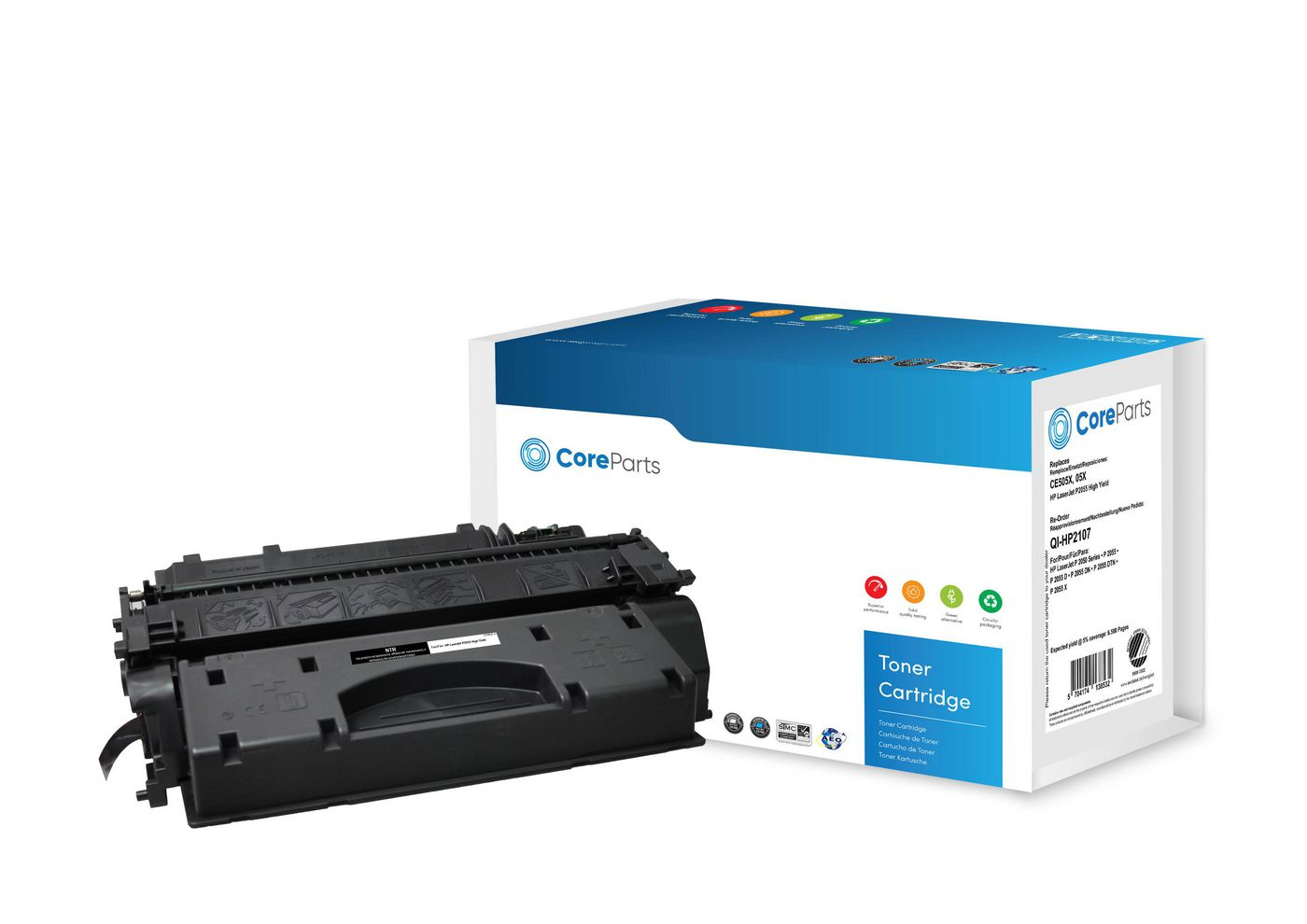 CoreParts QI-HP2107 toner cartridge 1 pc(s) Compatible Black